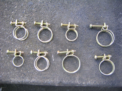 Datsun wire hose, clamps and brackets