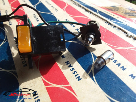 1970 Datsun 240Z Defroster Switch Light Bulb Wiring