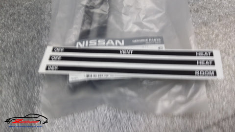 Vent Panel (Heater Control Bezel Decals)