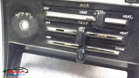 1971-1972 Datsun 240z Heater Control Decals