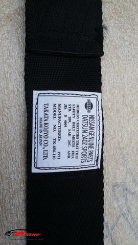1971 Datsun 240Z Seatbelts Seat Belts