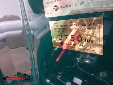  Inertia Wheel Weight Decal