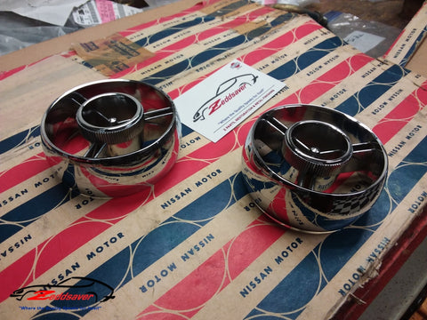 Datsun  240z Dash Chrome Bezels