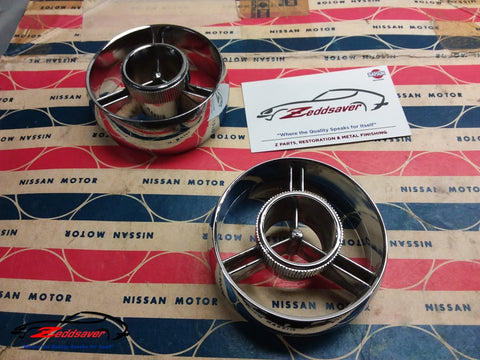 Datsun  240z Dash Chrome Bezels pic 2