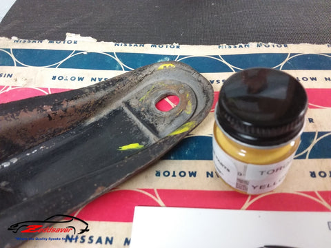 Datsun 240z Torque Yellow Paint, 4