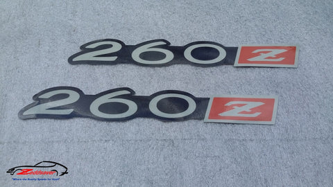Datsun 260z Front Fender Decals