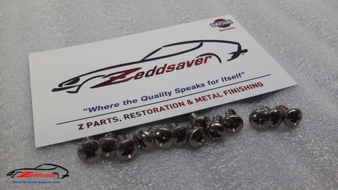 Chrome Bezel Screws for Datsun Z