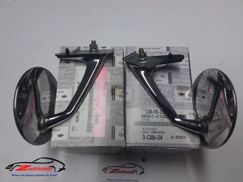 Datsun 510 Mirrors Chromed Hardware